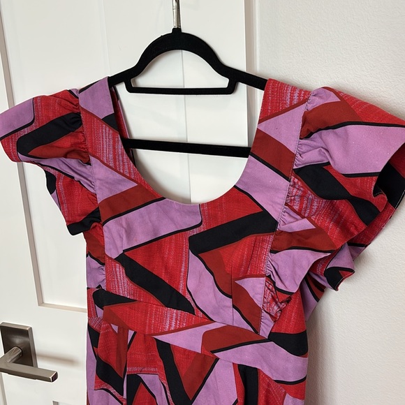 Tuckernuck Thistle Grove Weslen Tie-Back Bow Dress Large Gorgeous! - Picture 6 of 8